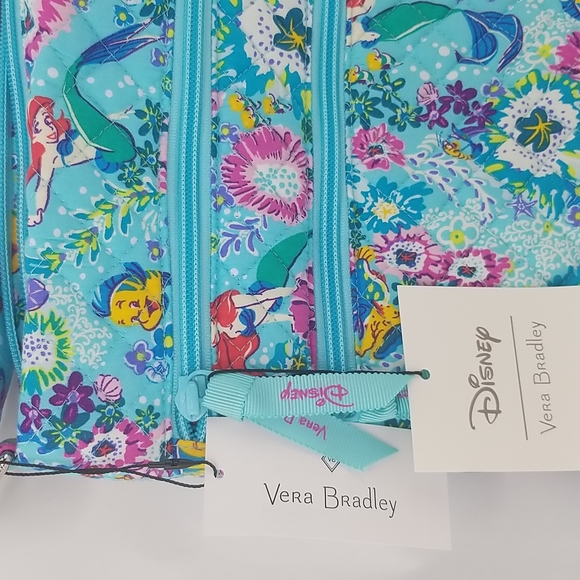 Vera Bradley Bags New Vera Bradley Disney Little Mermaid Triple Zip